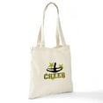 thumbnail image 6 of CafePress - Cheerleader Gold And Black Tote Bag - Unisex Canvas Tote Bag, Beige, 1-Piece, 6 of 6