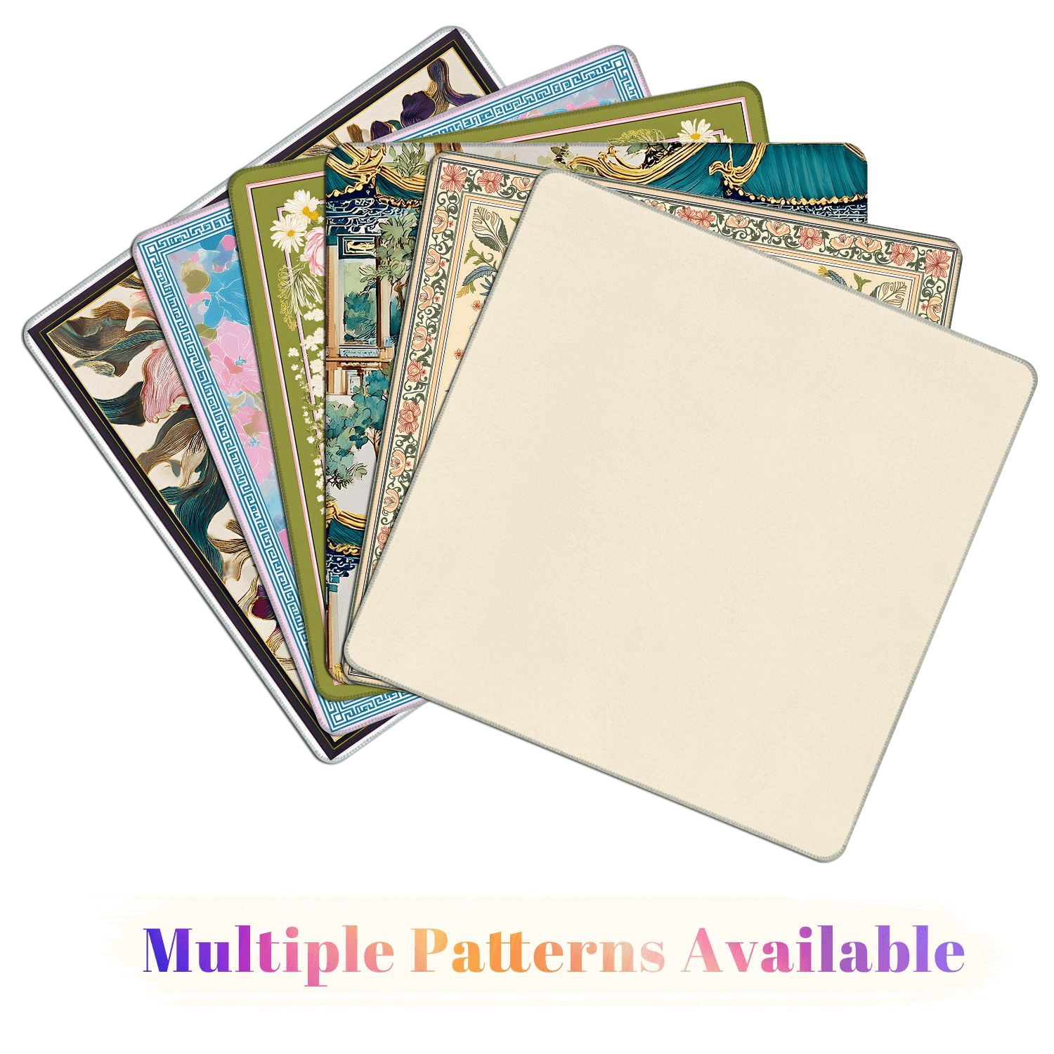 Mahjong Mat 31.5" x 31.5" Plain Cream solid color This is Pearl Cream color Solid Ivory backdrop Non-Slip Noise Reduction American Mahjong Tiles Table Cover for Dominoes Poker Card Board Games Gift