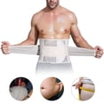 thumbnail image 4 of Men Body Shaper Corset Abdomen Tummy Control Waist Trainer Slimming Belly Belt, 4 of 9