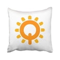 thumbnail image 1 of BOSDECO Colorful Heat Sun Orange Abstract Bright Circle Color Company Dots Energy Pillowcase Throw Pillow Cover 18x18 inches, 1 of 1