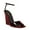 Dark Red, variant on XYD Women High Heel Wedge Sandals Square Open Toe Ankle Strap Patent Leather Fashion Nightclub Party Shoes Size 7 Dark Red