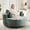 Green, variant on YWEN 55" W Oversized Round Swivel Accent Barrel Chair,360 Degree Chenille Upholstered Comfy Circle Chaise Lounge Chair Indoor,Modern Deep Seat Single Sofa Armchair for Living Room,Apartment,Office