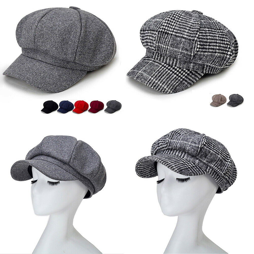 Corduroy Hat Flat Cap Women Men Newsboy Baker Boy Cabbie Gatsby Beret Fashion 