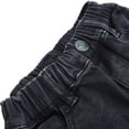 thumbnail image 4 of KIDSCOOL SPACE Infant Jeans,Baby Toddler Elastic Waist with D-ring Stretch Denim Pants,Black,6-9 Months, 4 of 5