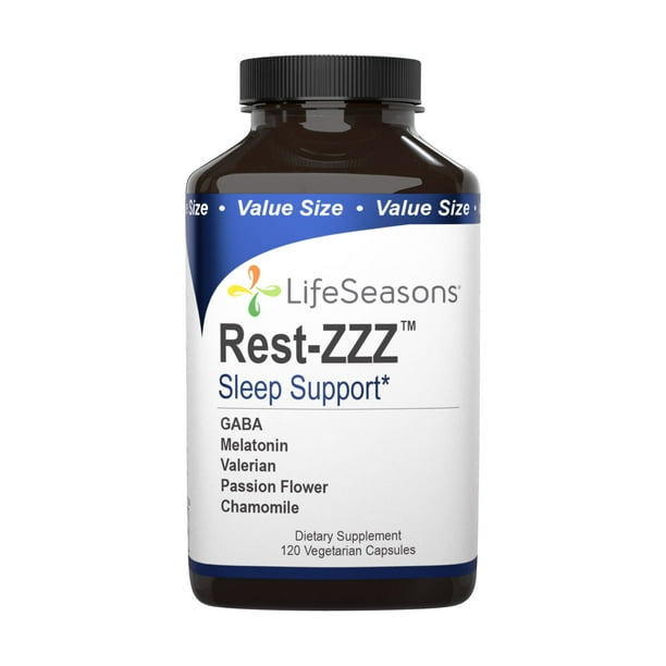 LifeSeasons RestZZZ Natural Sleep Supplement Aids Restlessness