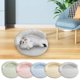 thumbnail image 1 of Cama refrescante para gatos, tela de seda helada, base de espuma, funda que absorbe el calor, diseño suave, para felinos, lugar de descanso cómodo, elegante mobiliario para mascotas. Blahzhy, 1 of 9