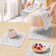 thumbnail image 5 of Boho Gray Flower Pot Holders for Kitchen Heatproof Potholder, 4 Pack Vintage Farmhouse Leaf Spring Plant Hot Pads Multipurpose Oven Pads Cloth Potholders Trivet for Cooking and Baking, 5 of 8