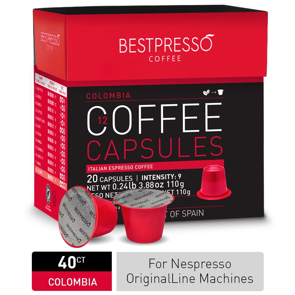 Bestpresso Coffee For Nespresso OriginalLine Machines, Single Origin