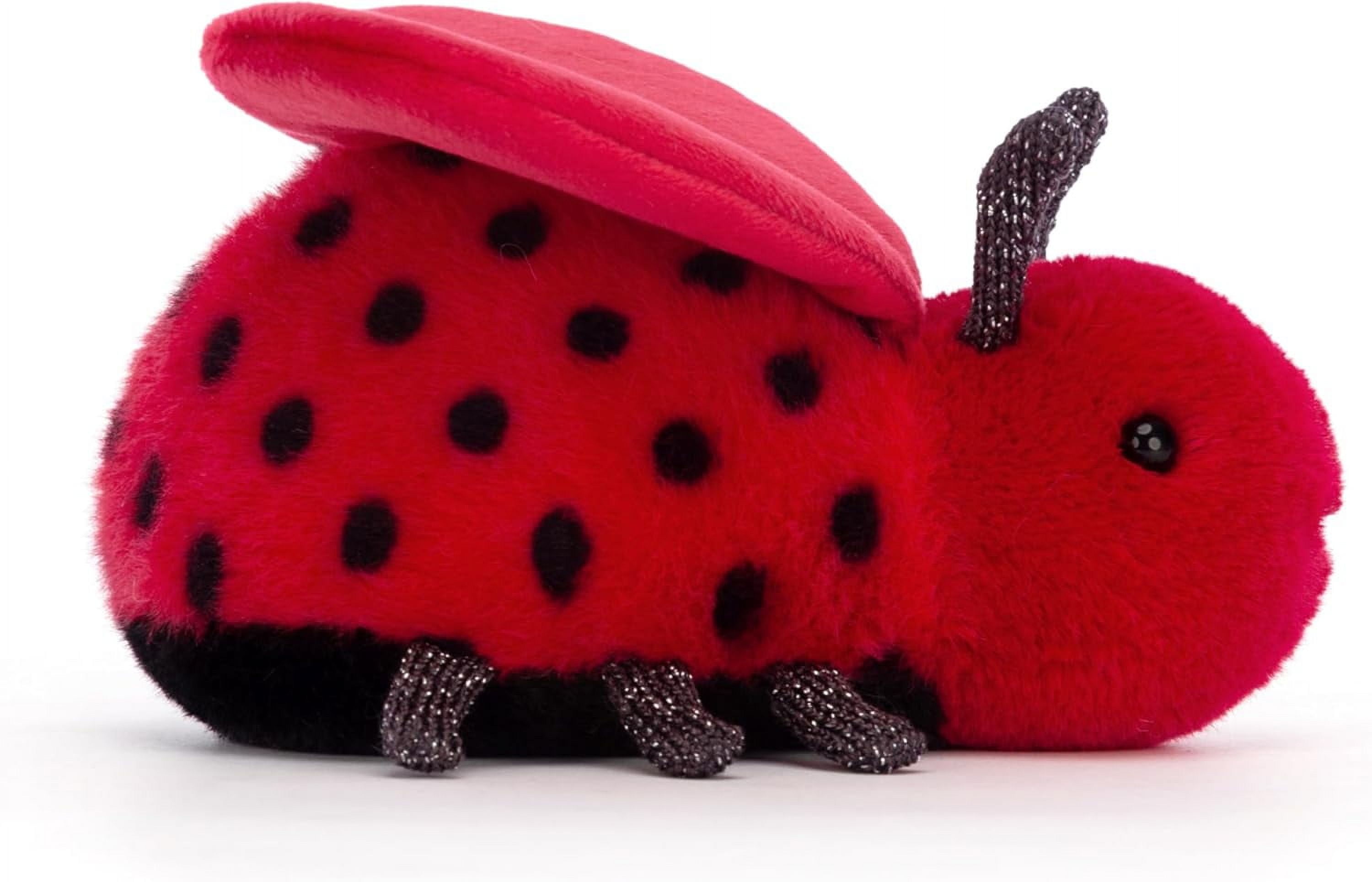 Jellycat Loulou Love Bug Stuffed Animal, 5 inches - Insect & Bug Plush Toy - Classic Children's Gift - Valentine's Day Gift