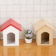 thumbnail image 1 of 1 12 Miniature Dog House Realistic Excellent Workmanship Wood Fairy Micro Landscape Dog House for Children, 1 of 10