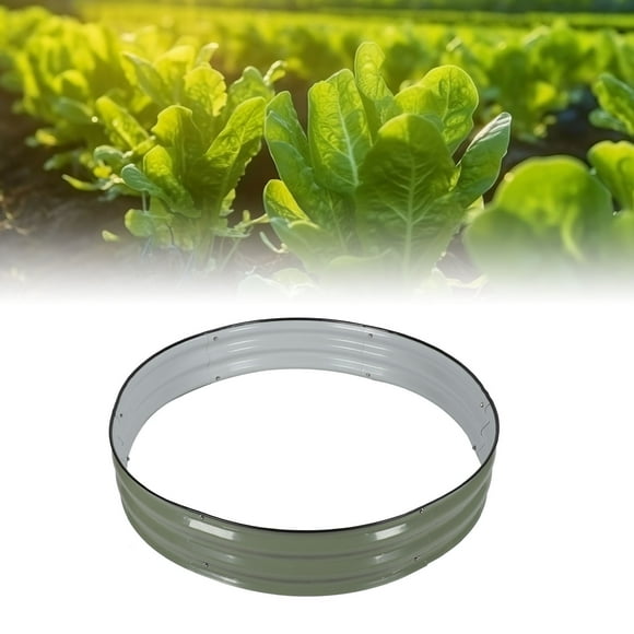 Raised Garden Bed, Planter Garden Boxes Outdoor, Vegetables Patio Ground Planter Box, Planter Oval Large Metal Raised Garden Boxes Outdoor For Vegetables, Flowers, Fruits, Herbs
