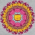 thumbnail image 3 of CafePress - Mandala Cats Long Sleeve T Shirt - Womens Baseball Tee, 3 of 4