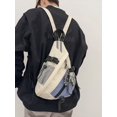 thumbnail image 3 of Mochila de viaje para senderismo, mochila informal de nailon para hombres, mujeres, viajes, senderismo, 3 of 8