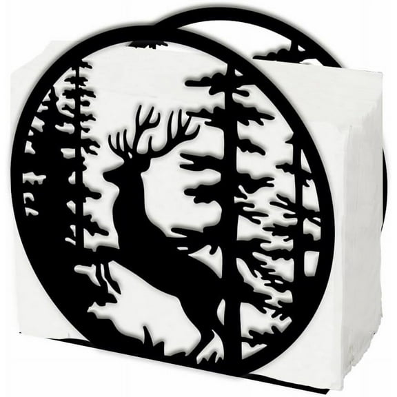 1 pc Iron Napkin Holder Deer 125x50x131x1.3mm