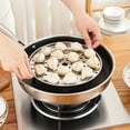 thumbnail image 3 of Stainless Steel Round Steamer Rack with Detachable V-Shaped Stand for Steamer Cooking Stackable Vegetables Dumplings Fish Seafood Versatile Kitchen Tool-18cm, 3 of 8