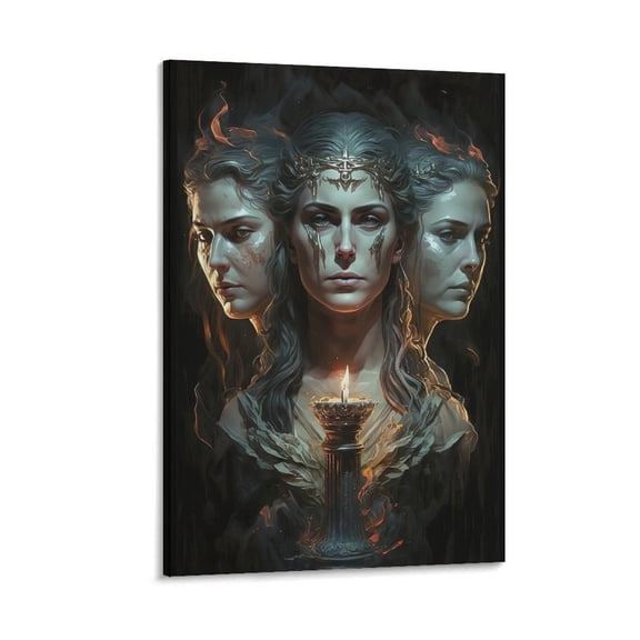 Greek Mythology Hecate Poster Canvas Wall Art Prints Poster Gifts Photo Picture Painting Posters Room Decor Home Decorative 12x18inch(30x45cm)