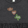 thumbnail image 4 of Inktastic I Love Texas Girls Baby Dress, 4 of 5