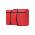 thumbnail image 1 of Matsuzay Exquisita bolsa Oxford artesanal con gran capacidad para moverse y viajar Bolsa móvil fácil de llevar Almacenamiento y organización del hogar rojo-125L, 1 of 6