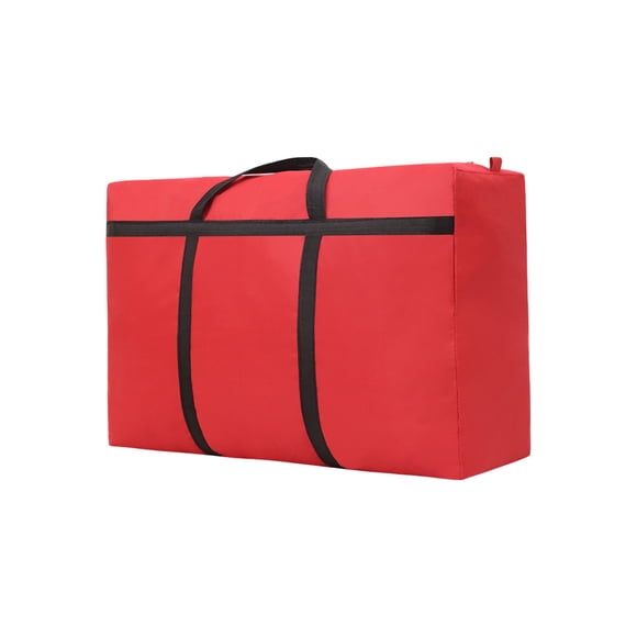 Inteprter Exquisita bolsa artesanal con gran apertura y bolsa de viaje de gran capacidad que no se rompe Almacenamiento y organización del hogar rojo-150L