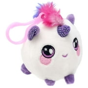 Squeezamals Series 2 White/Purple Unicorn Clip On Plush