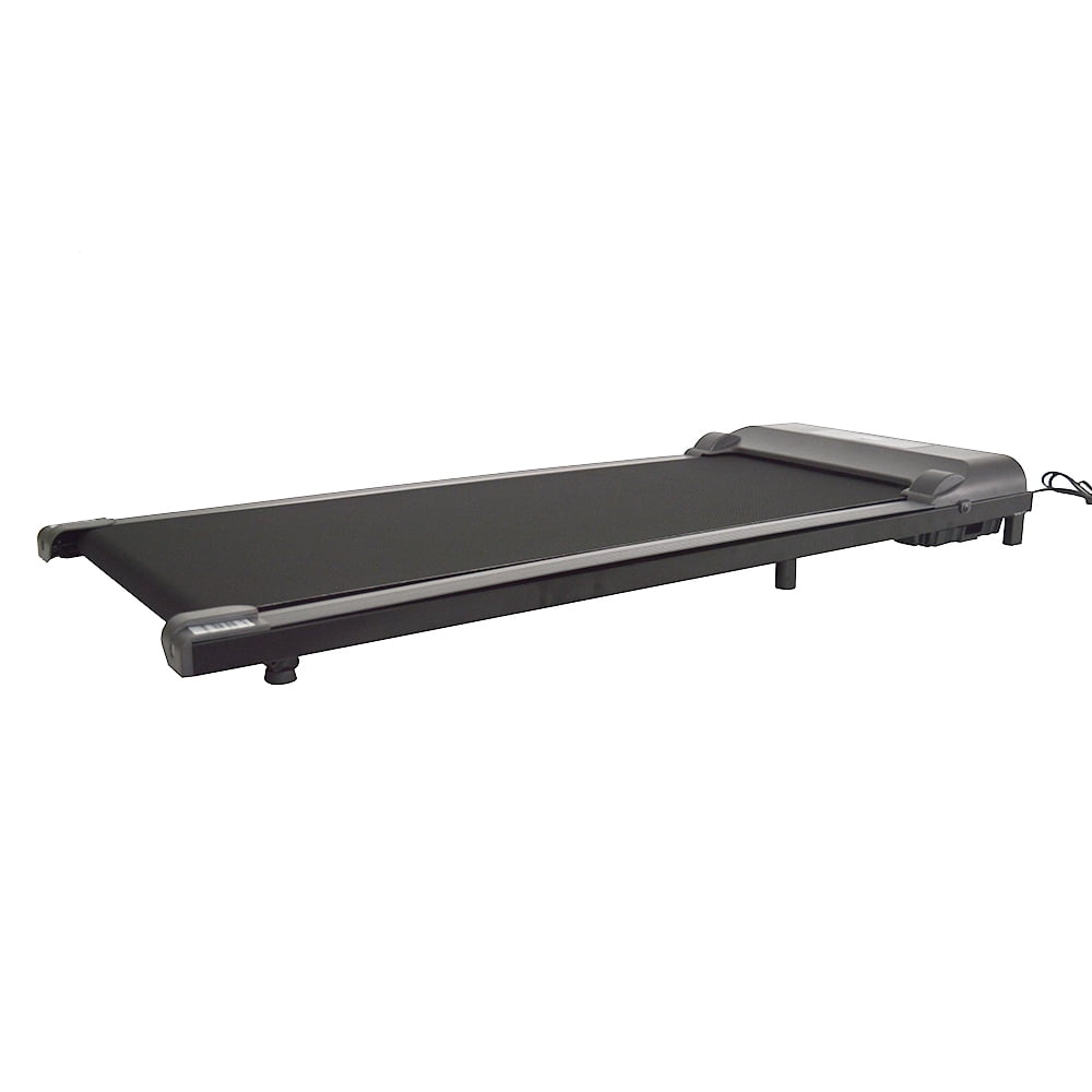 TECHTONGDA 1.5HP Household Silent Electric Flat Treadmill Walking Machine Mini Portable Under Desk Treadmill
