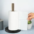 thumbnail image 3 of nu steel Wooden Kitchen Paper Towel Holder Black Base, 3 of 4