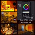thumbnail image 4 of Sunset Lamp Projector,Music Sync Color Changing RGB,Smart Sunset Light Projection with App Control/Remote Control,UFO Shape,Night Light for Photography/Selfie/Home/Tiktok /Bedroom D¨|cor, 4 of 5