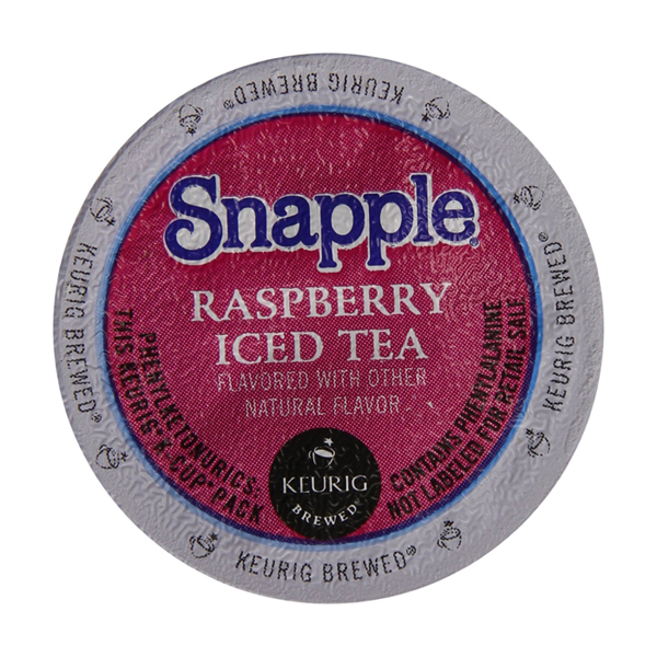 Snapple Raspberry Keurig Brewed Iced Tea 22Count Kcups