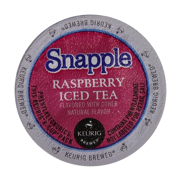 Snapple Raspberry Keurig Brewed Iced Tea 22Count Kcups