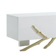 thumbnail image 4 of Benjara Mene 79 Inch TV Media Entertainment Console with Shelves, Gold Branch Base, 4 of 6