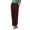 Red, variant on Kelon Women's Casual Pants, Womens Cotton Pants Wide Leg Dress Pants Women Business Casual High Waisted Work Trousers Pants with Pockets, S