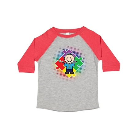 

Inktastic Autism Awareness Puzzle Piece Boy Gift Toddler Boy or Toddler Girl T-Shirt