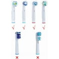 thumbnail image 4 of 4 Pack Electric Toothbrush Cover,Toothbrush Heads Cover Caps for Protecting Oral b Replacement Brush Heads, 4 of 6