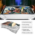 thumbnail image 3 of Scooby Doo Car Windshield Sunshades, Front Windshield Sun Shade, Hardened Sun Visor Shield Cover, Foldable Reflector For Car Truck Suv, Keeps Your Vehicle Cool, 3 of 8