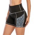 thumbnail image 6 of Women's Sport Shorts with Pockets High Waist Workout Shorts Gym Running Shorts Non See-through Yoga Shorts, 6 of 6