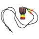 thumbnail image 1 of Wooden Djembe Drum Necklace Mini African Drum Pendant Percussion Instrument Jewelry for Kids Adults Party Favor Supplies, 1 of 3