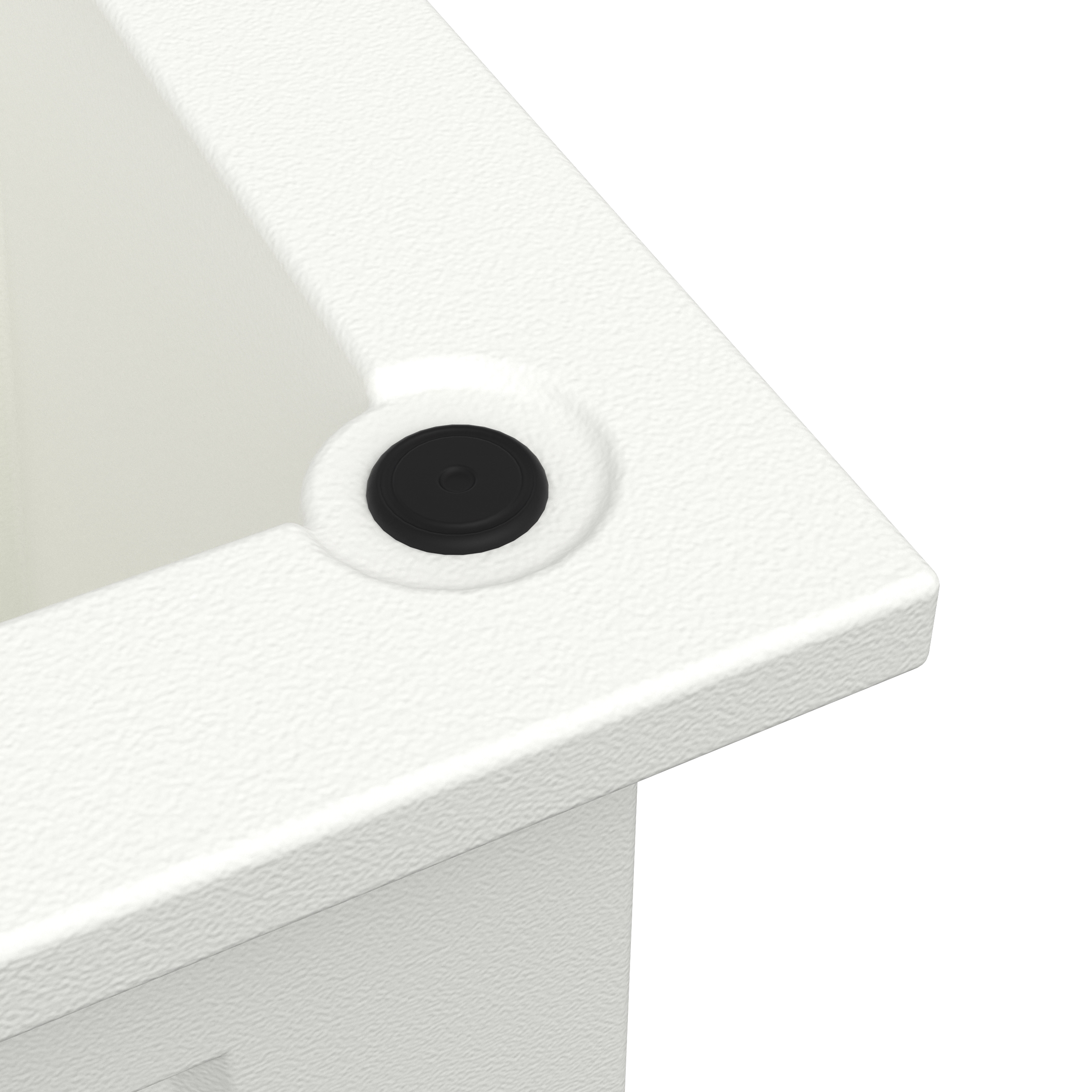 Mayne Fairfield 24" x 24" x 30" Square White Self Watering Elevated Garden Bed Planter