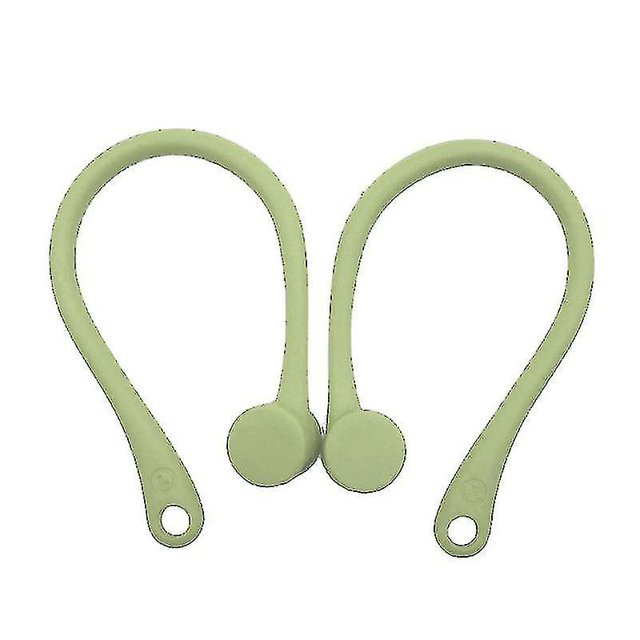 Correa de cuerda anticaída de silicona suave, gancho para la oreja antipérdida, 1 par