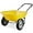 Yellow, variant on HYJY Dual-Wheel Home Utility Yard Wheelbarrow Garden Cart w/Built-in Stand for Lawn, Gardening, Construction - Gray