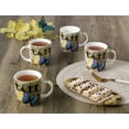 thumbnail image 4 of Elegant Stylish Porcelain Mugs Durable Drinks Serving Ware for Indoor Outdoor Use - Mugs, Butterfly, Set of 4, 12 oz., 4 of 4