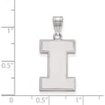 thumbnail image 2 of Sterling Silver Rh-Plated Logoart University Of Illinois Large Pendant (26 X 13) Made In United States ss004uil, 2 of 5