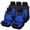 A003- Blue, variant on Car Seat Covers Full Set, Front Car Seat Covers, Rear Seat Covers, Tire Tread Embossed, Knit Fabric, Red, 5 Headrests, 9 Set, Plastic Hooks Included, 168 Characters