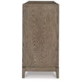 thumbnail image 4 of Benjara 64 Inch Sideboard Buffet Server, 2 Double Door Cabinets, Rustic Brown, 4 of 5