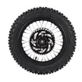 thumbnail image 2 of 12 Inch Rear Wheel Rim Tire Assembly, Stainless Steel Rubber Rear Wheel Rim Tire Assembly  for Off Road Motorcycles Replacement for XR, 2 of 7