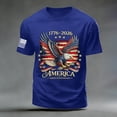 thumbnail image 5 of Leey-World 250 Anniversary Usa American Flag T Shirt 250 Years America Anniversary Shirt Patriotic Shirts Tops(Blue,S), 5 of 5