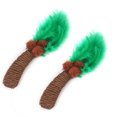 thumbnail image 2 of 2PCS Cat Scratch Toy Tinsel Ball Palm Tree Cat Toy Cat Feather Toy Cat Rope Toy, 2 of 10