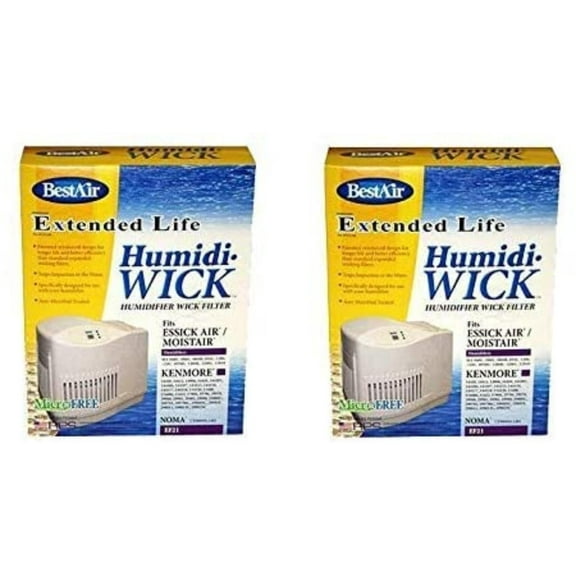 Water Wick Ef21, Quantity of (2): Bestair, EF21-PDQ-3 Extended Life Humidi-Wick Filters By Brand Rps Products