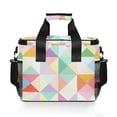 thumbnail image 7 of FORMRS Insulated Cooler Bag 24 Cans Capacity Soft Leakproof Lunch Box with Side Pockets, Abstract Geometric, 7 of 7