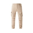 thumbnail image 6 of HKYNLAG Men's Tactical Cargo Pants Relaxed Fit Quick Dry Ripstop Waterproof Stretch Outdoor Hiking Pants with Multi Pockets Khaki L, 6 of 8