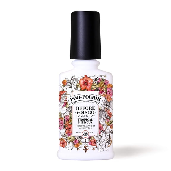 Poo-Pourri Before You Go Toilet Spray, 4 Oz, Tropical Hibiscus